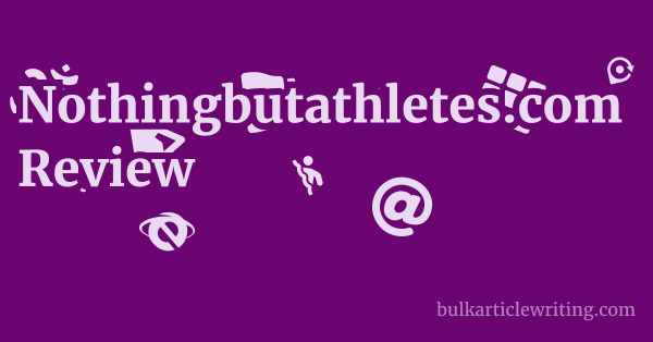 Nothingbutathletes.com Review 1 by Partners