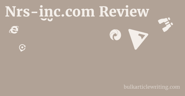 Nrs-inc.com Review 1 by Partners