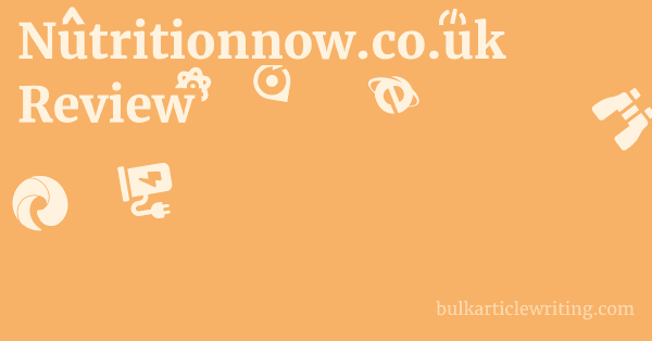 Nutritionnow.co.uk Review 1 by