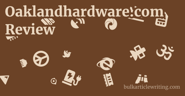 Oaklandhardware.com Review 1 by