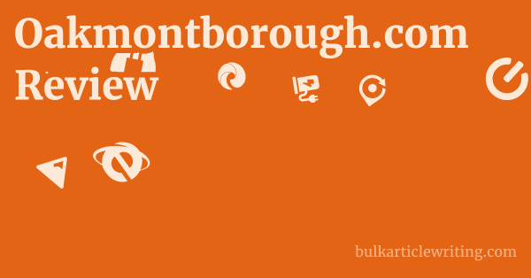 Oakmontborough.com Review 1 by