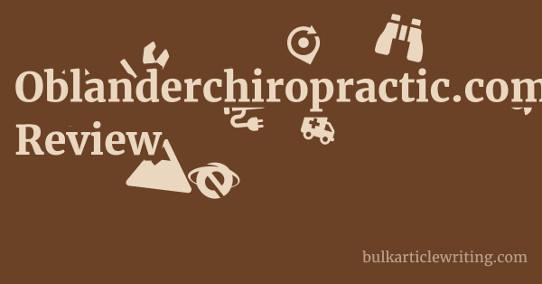 Oblanderchiropractic.com Review 1 by Partners