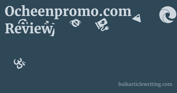 Ocheenpromo.com Review 1 by