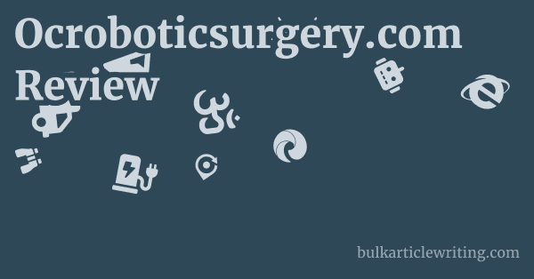 Ocroboticsurgery.com Review 1 by Partners