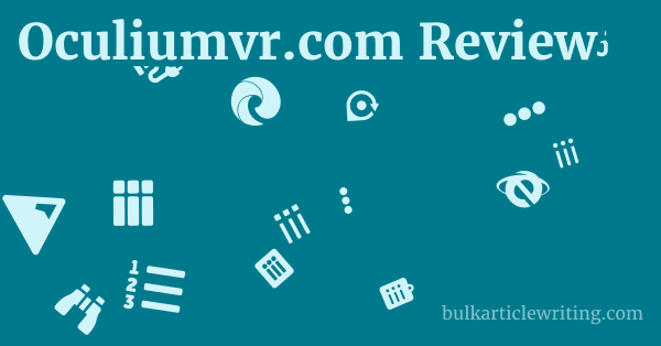 Oculiumvr.com Review 1 by