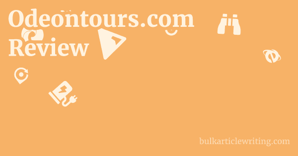 Odeontours.com Review 1 by