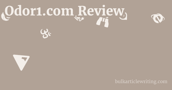 Odor1.com Review 1 by