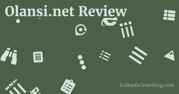Olansi.net Review 1 by