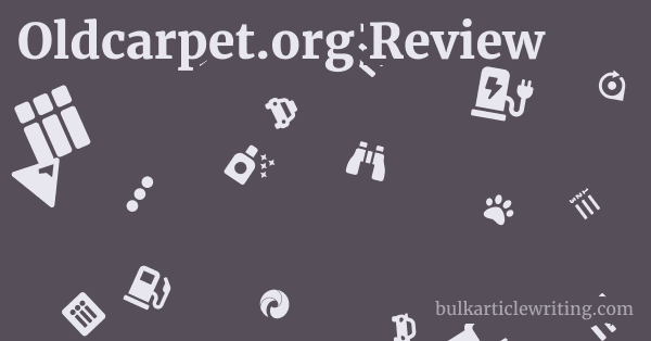 Oldcarpet.org Review 1 by
