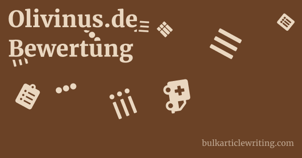 Olivinus.de Bewertung 1 by