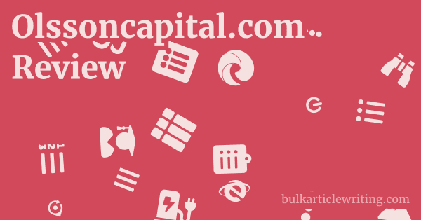 Olssoncapital.com Review 1 by