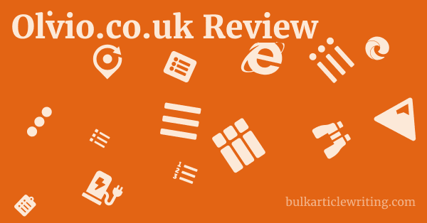Olvio.co.uk Review 1 by