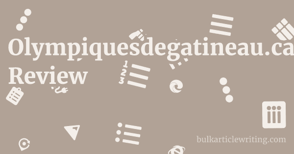 Olympiquesdegatineau.ca Review 1 by