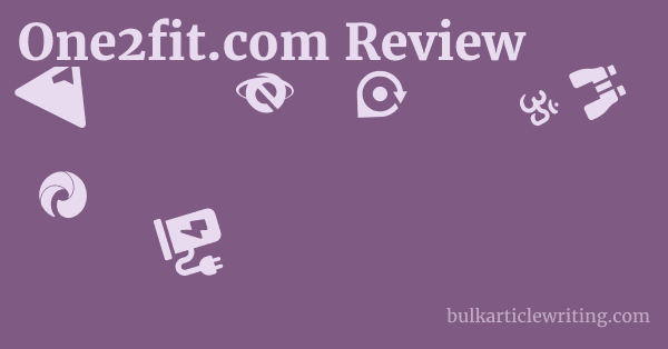 One2fit.com Review 1 by