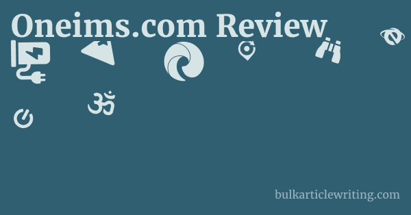 Oneims.com Review 1 by