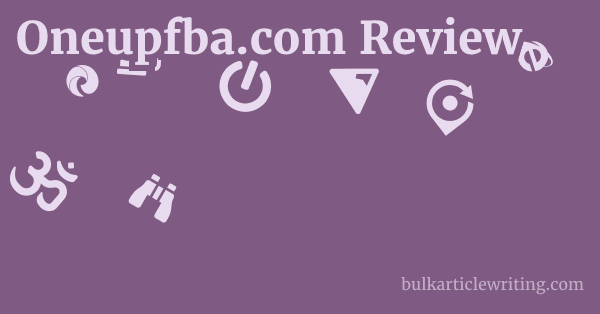 Oneupfba.com Review 1 by