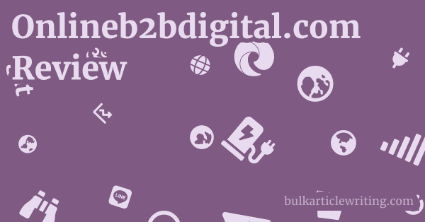 Onlineb2bdigital.com Review 1 by