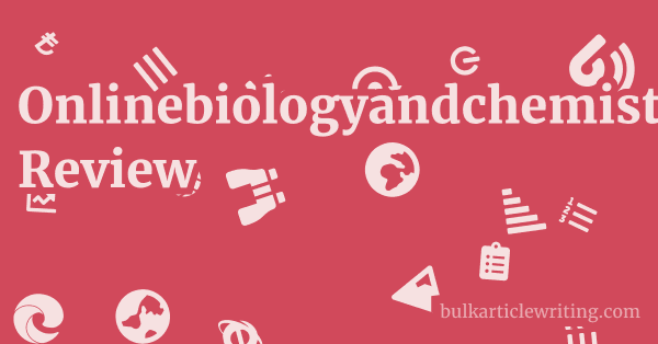 Onlinebiologyandchemistrytutor.co.uk Review 1 by
