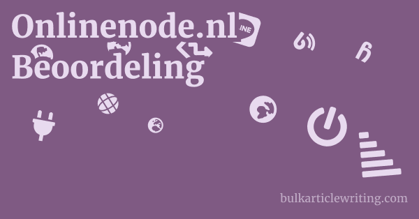 Onlinenode.nl Beoordeling 1 by