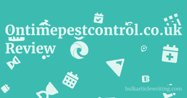 Ontimepestcontrol.co.uk Review 1 by Partners