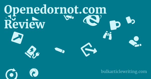 Openedornot.com Review 1 by