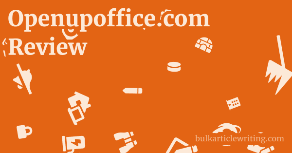 Openupoffice.com Review 1 by
