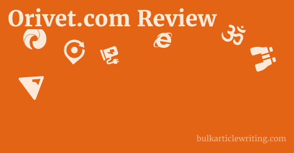 Orivet.com Review 1 by