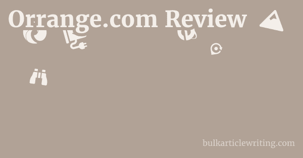 Orrange.com Review 1 by Partners