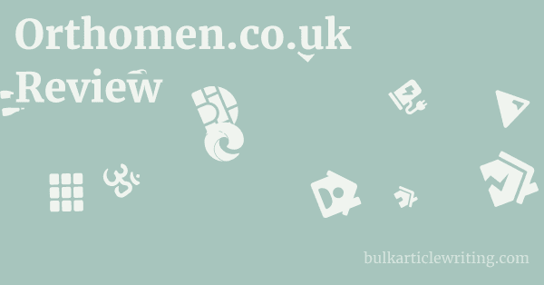 Orthomen.co.uk Review 1 by