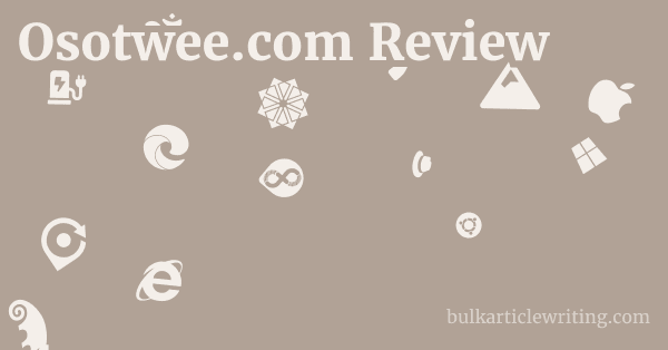 Osotwee.com Review 1 by
