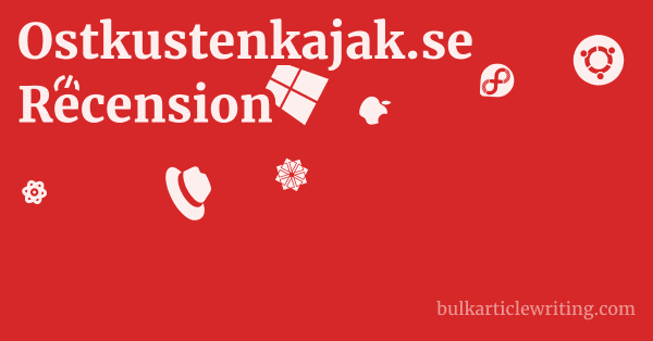 Ostkustenkajak.se Recension 1 by
