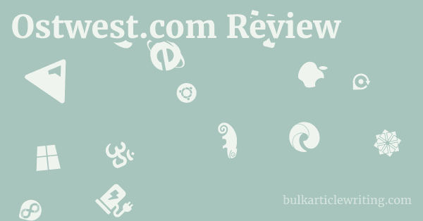 Ostwest.com Review 1 by Partners