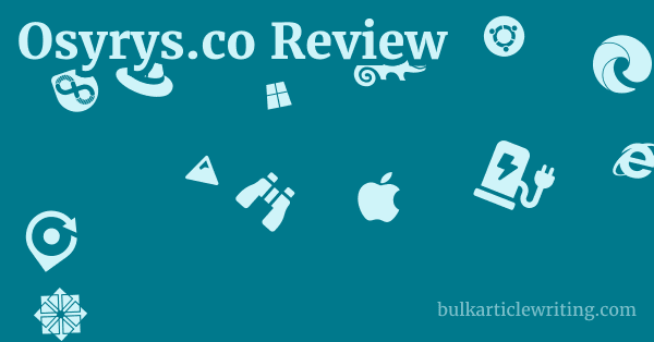 Osyrys.co Review 1 by
