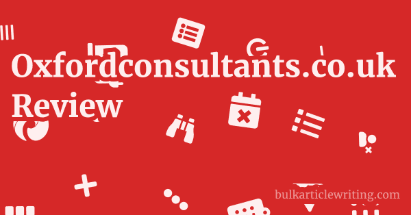 Oxfordconsultants.co.uk Review 1 by