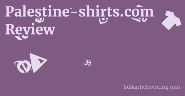 Palestine-shirts.com Review 1 by