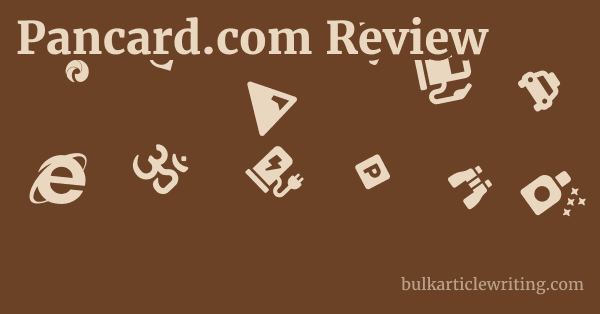 Pancard.com Review 1 by