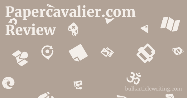 Papercavalier.com Review 1 by