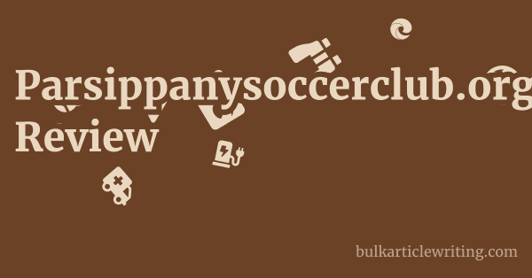 Parsippanysoccerclub.org Review 1 by