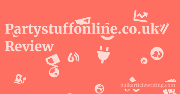 Partystuffonline.co.uk Review 1 by