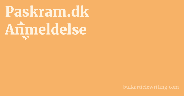 Paskram.dk Anmeldelse 1 by