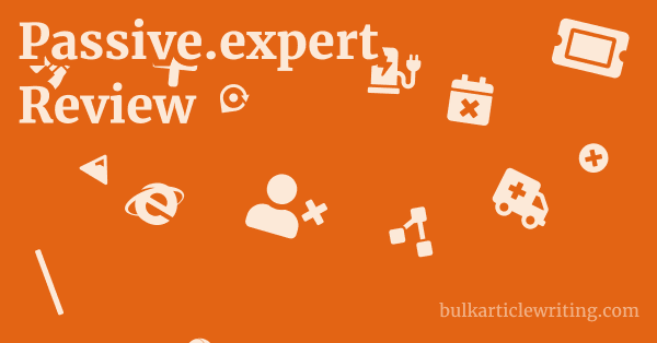 Passive.expert Review 1 by