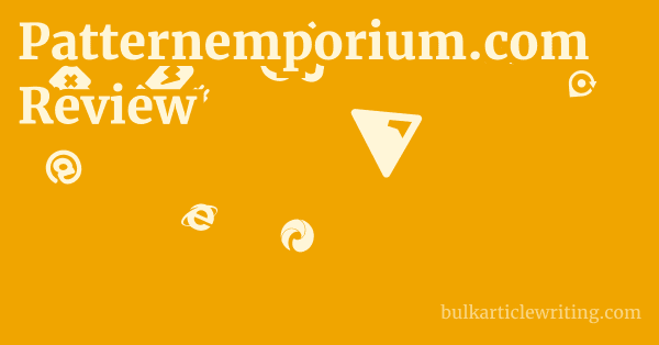 Patternemporium.com Review 1 by