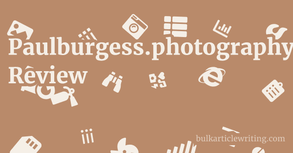 Paulburgess.photography Review 1 by