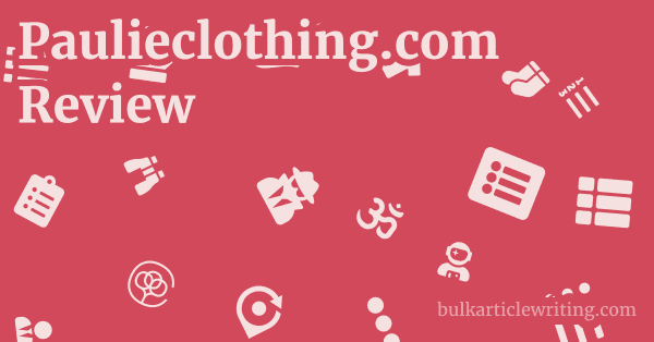 Paulieclothing.com Review 1 by