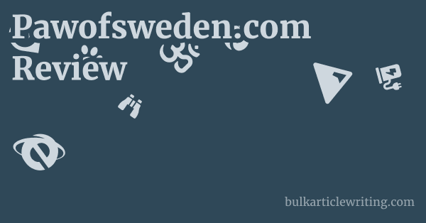 Pawofsweden.com Review 1 by