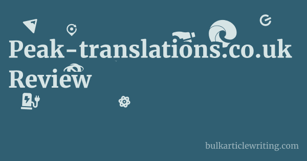 Peak-translations.co.uk Review 1 by