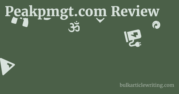 Peakpmgt.com Review 1 by