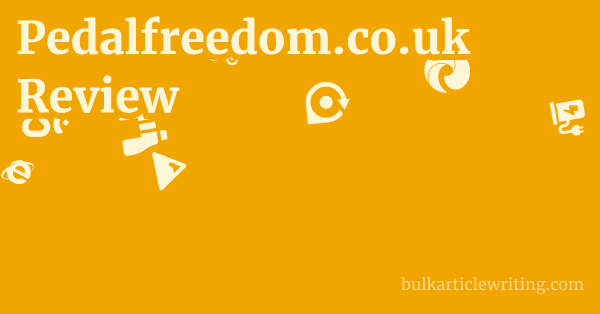 Pedalfreedom.co.uk Review 1 by