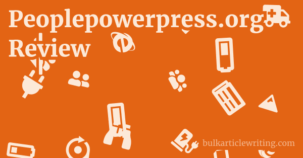 Peoplepowerpress.org Review 1 by