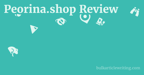 Peorina.shop Review 1 by